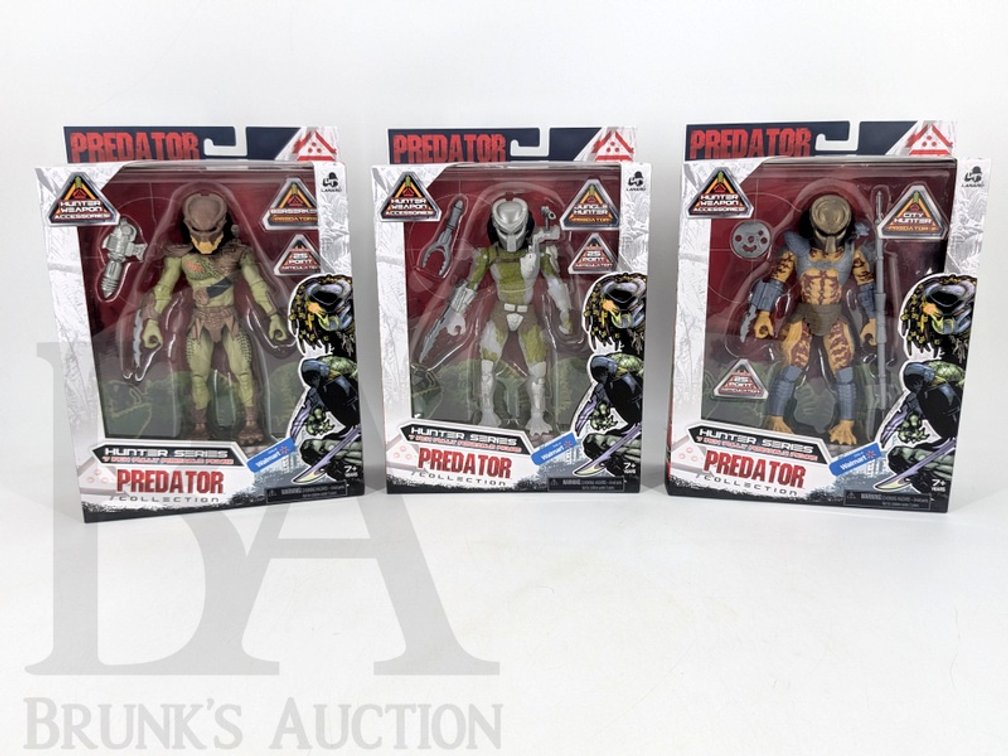 (3) 2021 Lanard Predator Hunter Series 7" Action Figures Walmart Exclusive