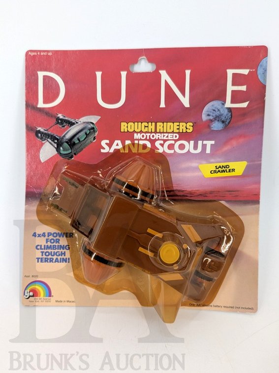 1984 LJN Dune Rough Riders Motorized Sand Scout Sand Crawler in Original Packaging
