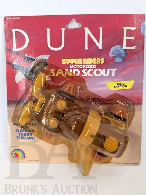 1984 Dune Rough Riders Motorized Sand Scout Sand Tracker by LJN, New in Package