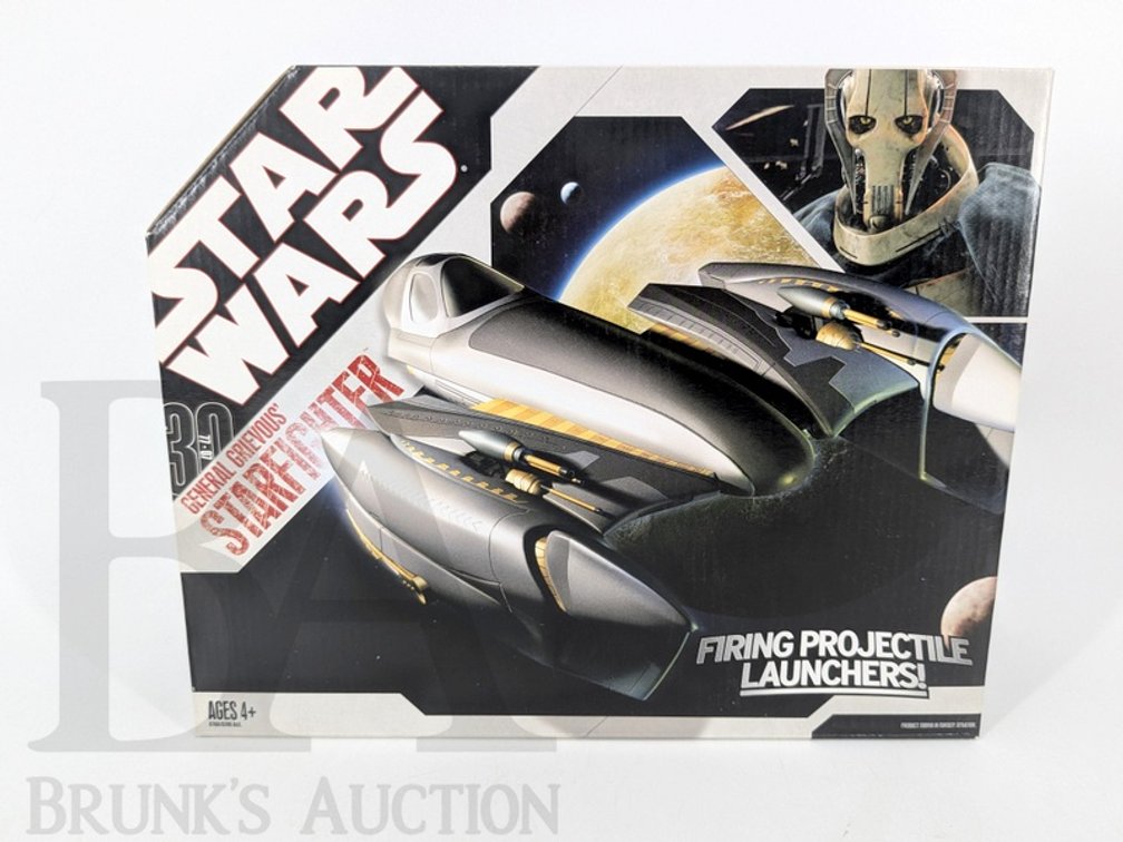 2007 Star Wars General Grievous' Starfighter Hasbro 30th Anniv Firing Projectile Toy