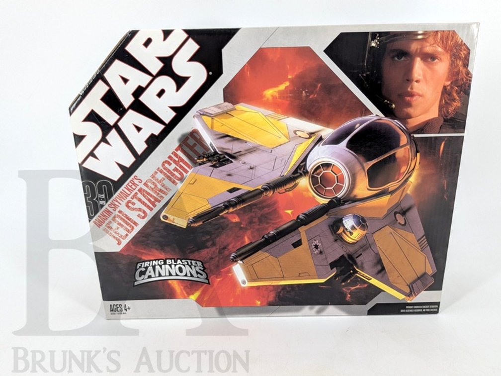 2007 Hasbro Star Wars Anakin Skywalker's Jedi Starfighter Vehicle, Boxed, Ages 4+