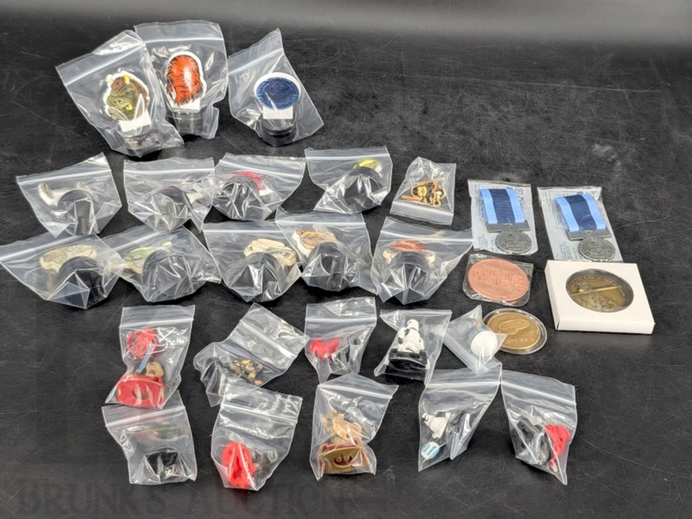 1983 Star Wars Rubber Ink Stamps, Figures, Medals, and Coins