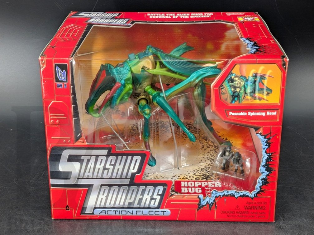 1996 Starship Troopers Action Fleet Hopper Bug vs Johnny Rico & Zander Barcalow, Galoob
