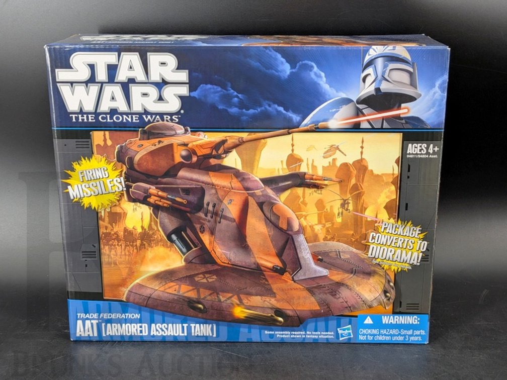 2010 Star Wars The Clone Wars Trade Federation AAT Armored Assault Tank Hasbro NIB