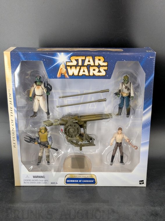 2004 Star Wars Skirmish at Carkoon Box Set, Hasbro, 4 Figures, Accessories, Sealed