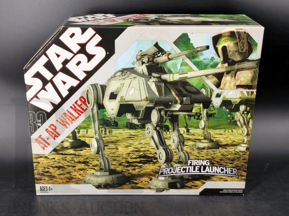 2007 Star Wars AT-AP Walker Hasbro 30th Anniversary Vehicle Factory Sealed