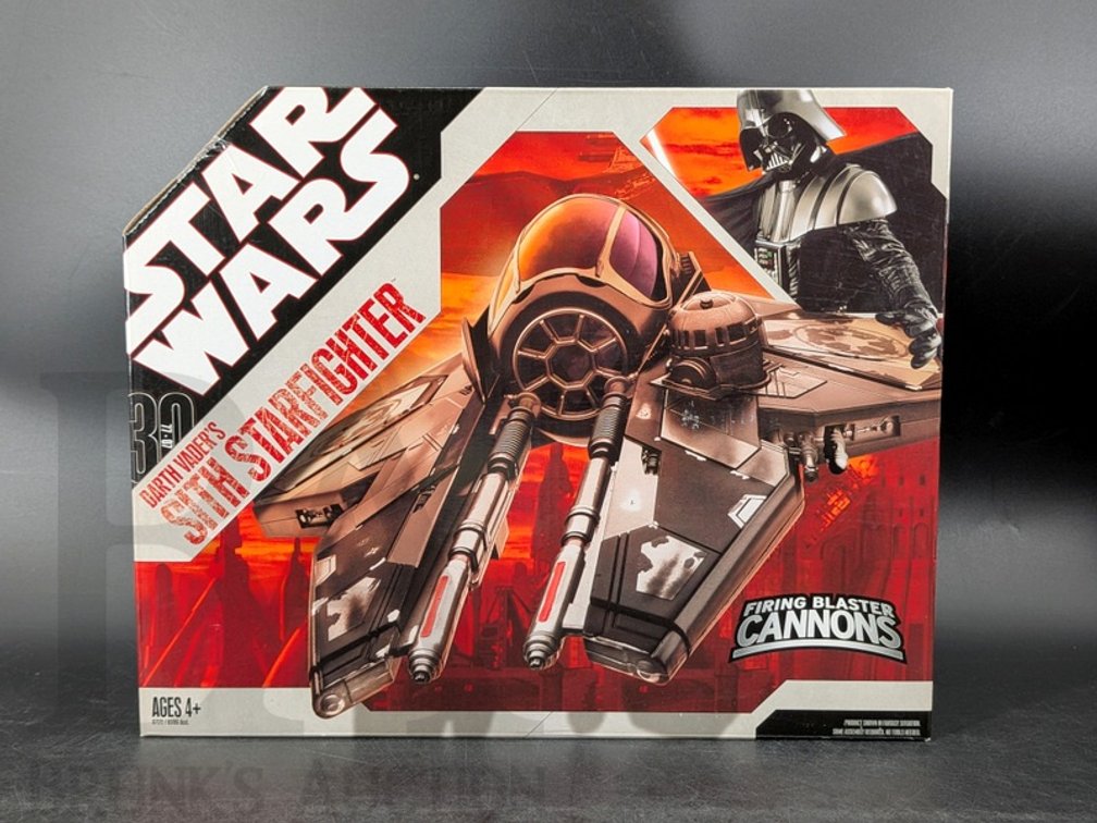 2006 Star Wars Darth Vader's Sith Starfighter Hasbro 30th Anniversary Boxed