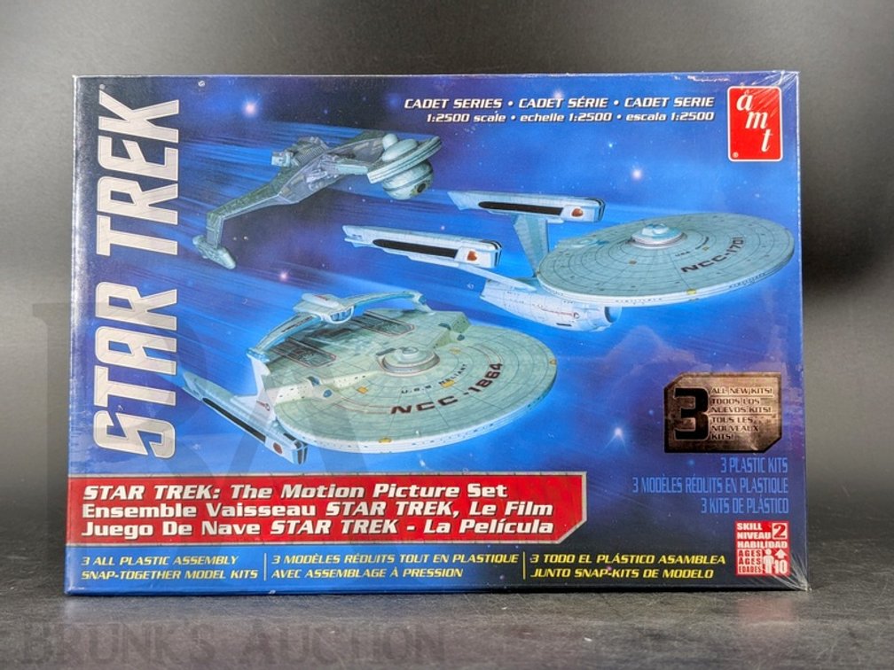 2012 AMT Star Trek The Motion Picture Set 1:2500 Snap-Together Model Kits (3)