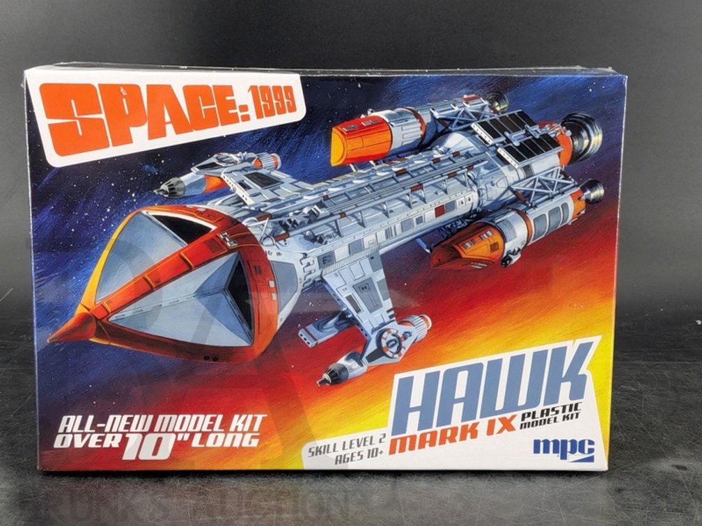 2018 Space: 1999 Hawk Mark IX Plastic Model Kit by MPC, Sealed, 10" Long