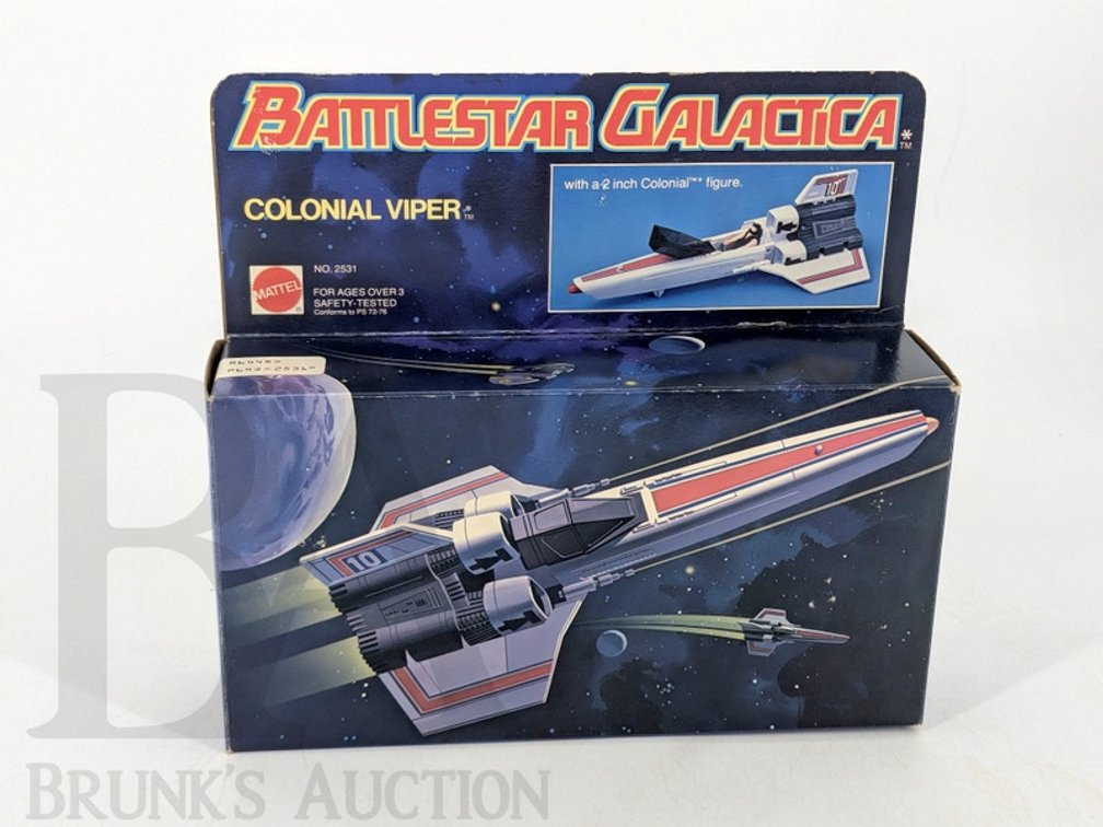 1978 Battlestar Galactica Colonial Viper Space Fighter by Mattel in Original Box