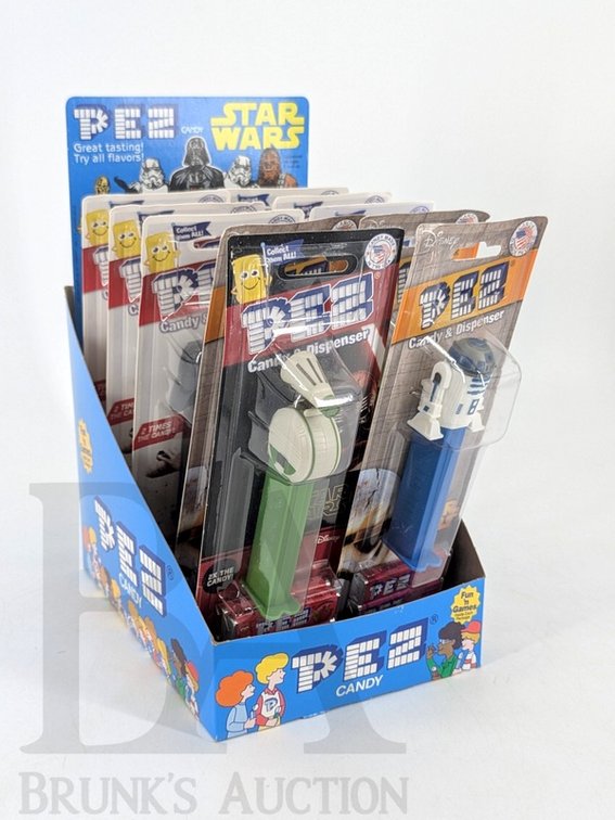 (12) 2025 PEZ Star Wars Candy Dispensers Assortment with Original Display Box