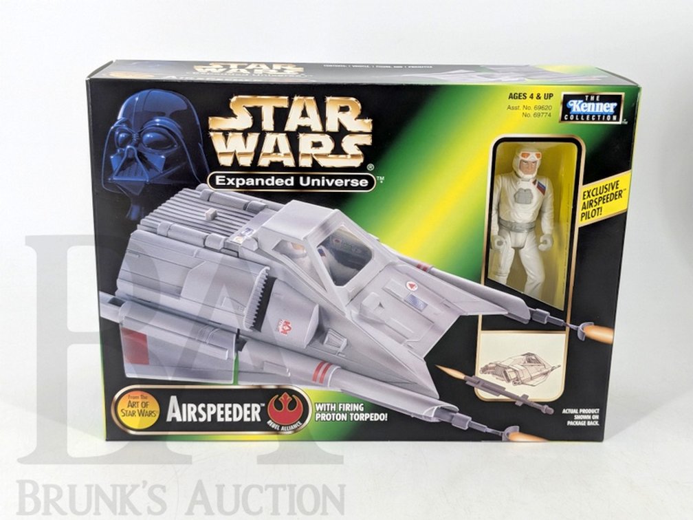 1997 Kenner Star Wars Expanded Universe Airspeeder with Pilot, Sealed, Hasbro