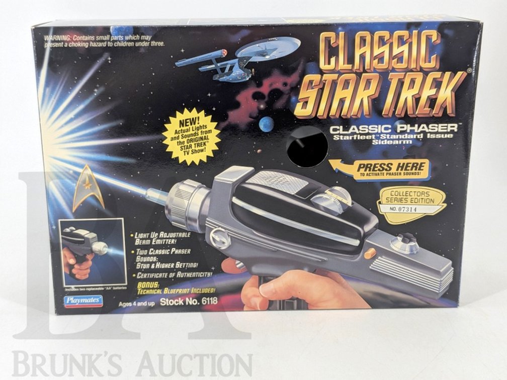 1994 Playmates Star Trek Classic Phaser Collectors Series Edition No. 07314