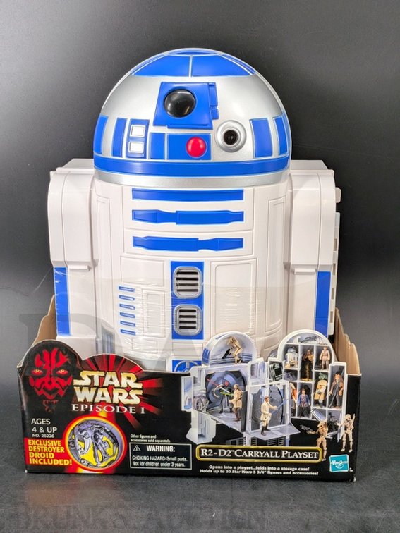1999 Hasbro Star Wars Episode I R2-D2 Carryall Playset with Exclusive Destroyer Droid