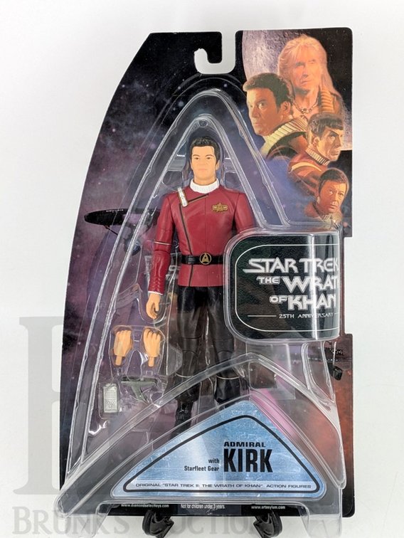 2007 Star Trek II Wrath of Khan Admiral Kirk Action Figure Diamond Select