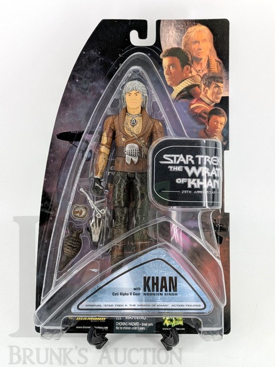 2007 Star Trek Wrath of Khan Action Figure, Diamond Select, Khan, Series 1