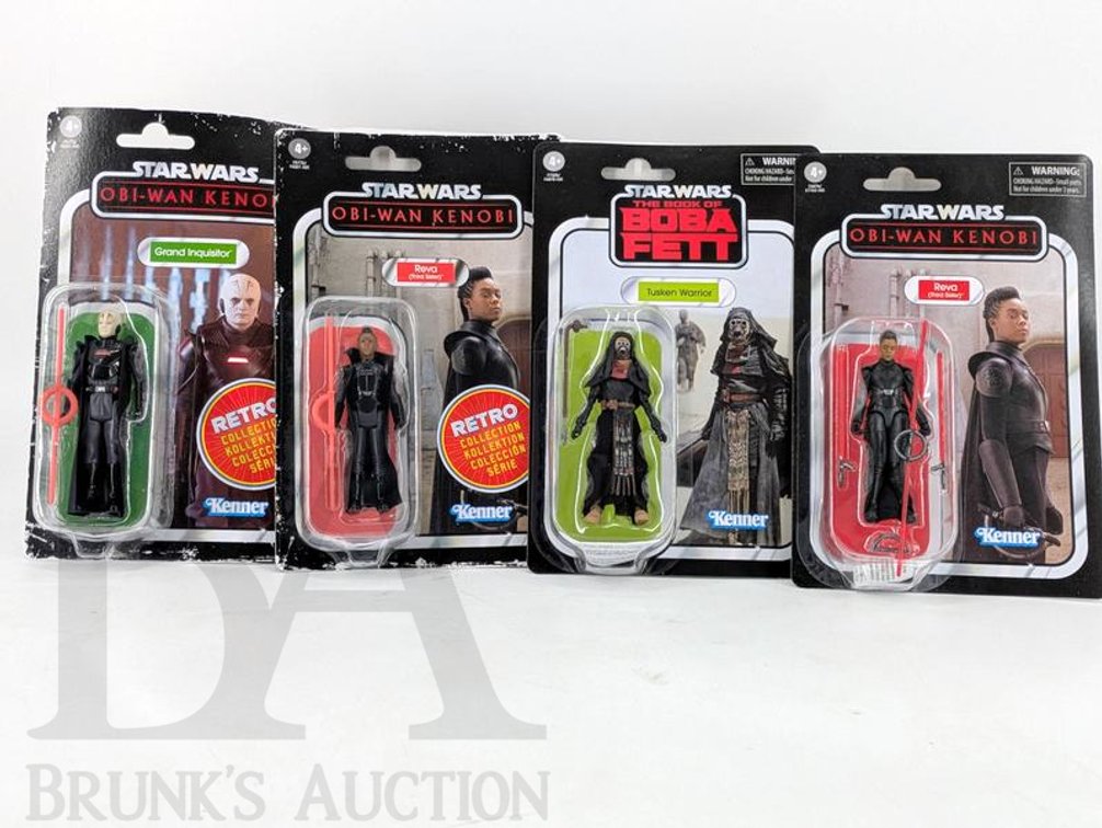 (4) Star Wars Retro & Vintage Collection Action Figures Kenner Hasbro 2022-2023