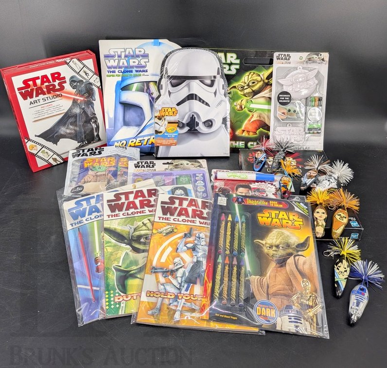Star Wars Art Studio, Coloring Books, Stamp Sets, Activity Kits & Collectible Lot