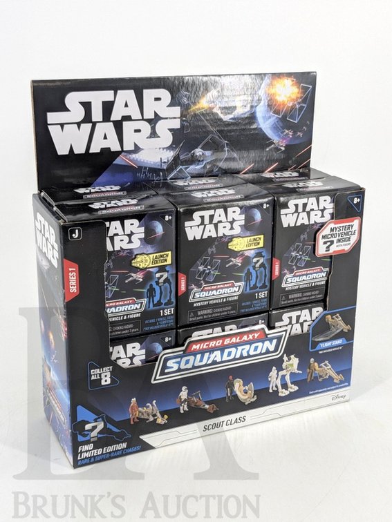 (12) 2022 Star Wars Micro Galaxy Squadron Scout Class Series 1 Mystery Vehicle Figures