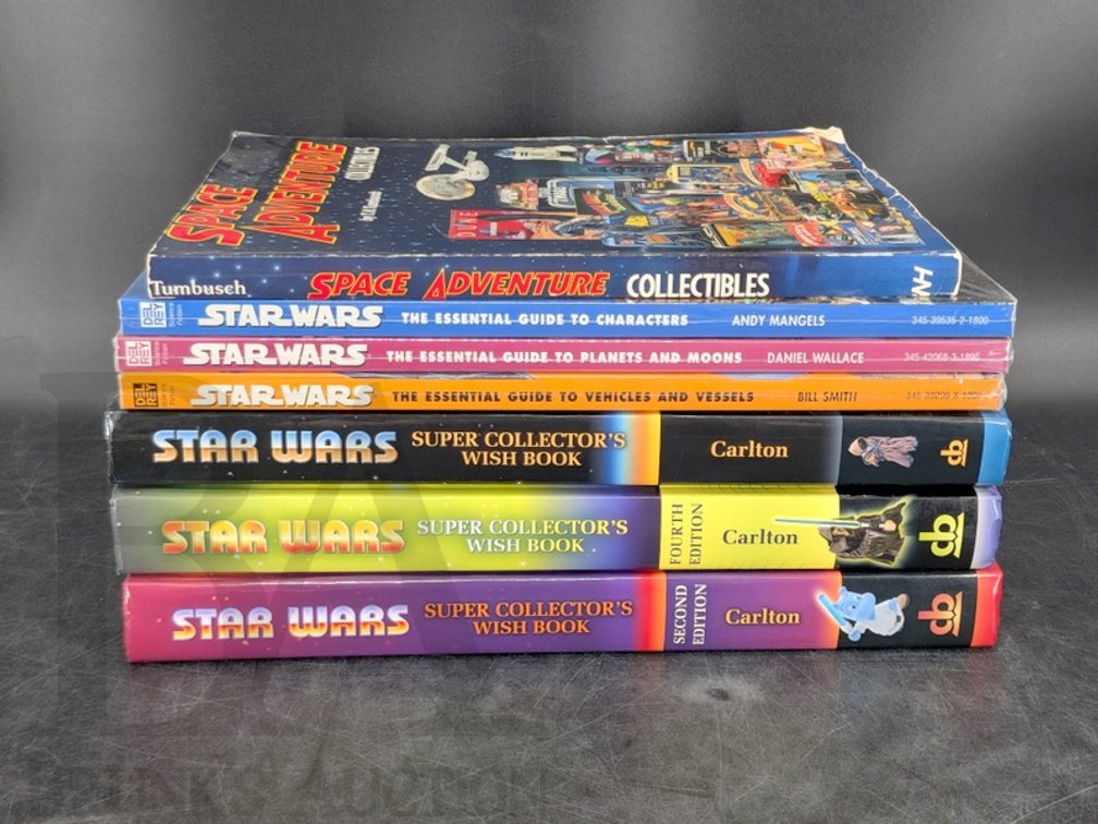 (7) Star Wars Collectibles Reference Books, Wish Books & Essential Guides, 1990s-2000s