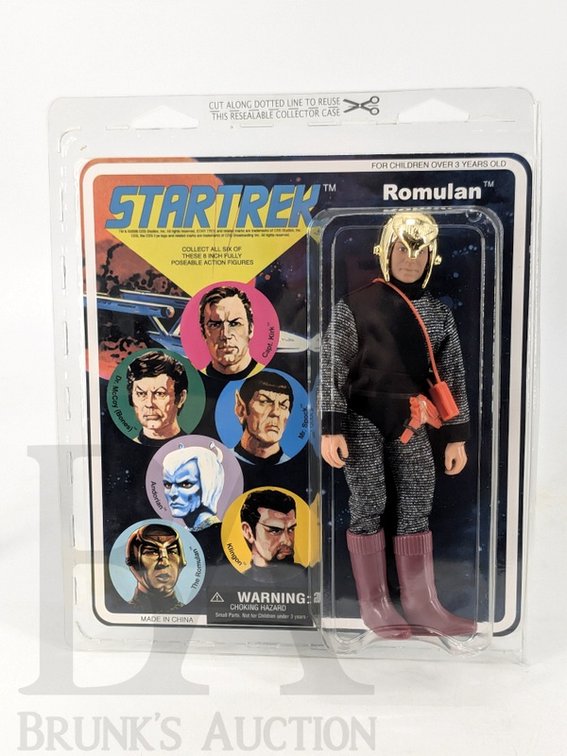 2008 Star Trek Romulan 8 Inch Poseable Action Figure in Original Packaging