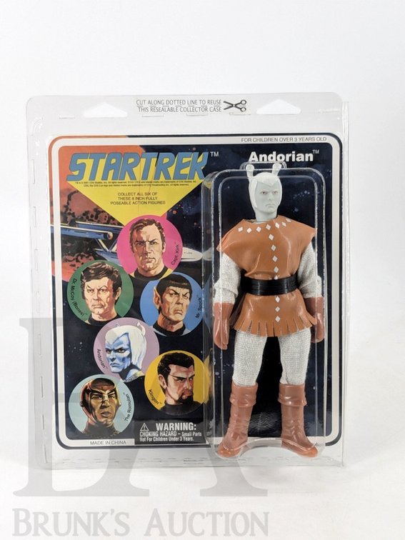 Star Trek Andorian Action Figure in Original Packaging