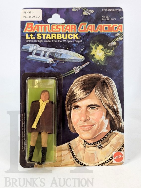 1978 Mattel Battlestar Galactica Lt. Starbuck Action Figure MOC