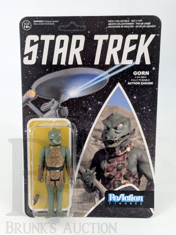 2015 Star Trek Gorn 3.75" Action Figure ReAction Figure by Funko, Carded
