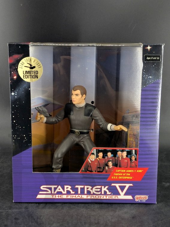 1989 Star Trek V The Final Frontier Captain James T. Kirk Limited Edition Figure Galoob