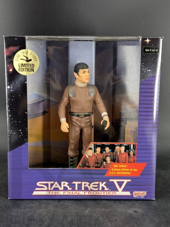 1989 Star Trek V Mr. Spock Limited Edition Figure by Galoob in Original Box