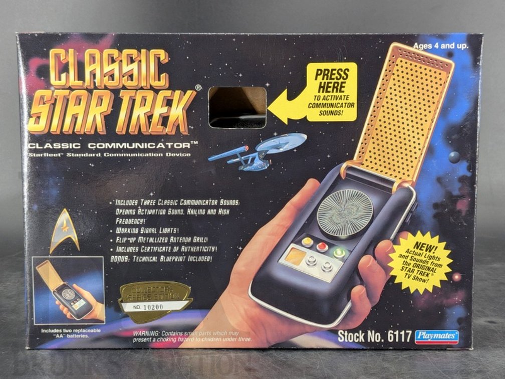 1994 Star Trek Classic Communicator Collector Series Edition No. 10200 Playmates 6117