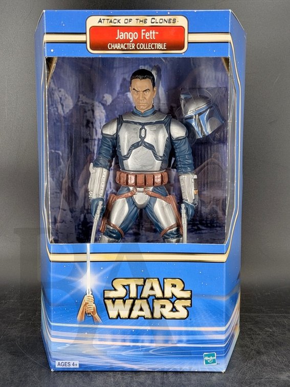 2002 Hasbro Star Wars Attack of the Clones Jango Fett Character Collectible Figure