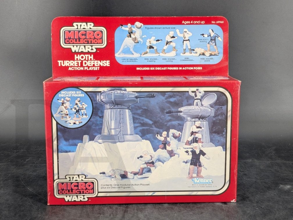 1982 Star Wars Micro Collection Hoth Turret Defense Action Playset by Kenner in Box