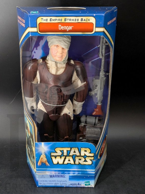 2002 Star Wars The Empire Strikes Back Dengar & Imperial Officer Boxed Figures Hasbro