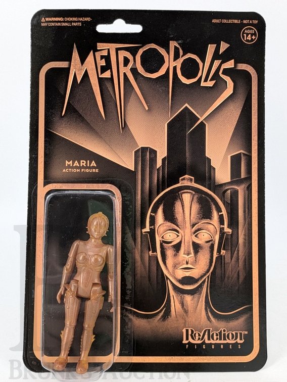 Metropolis Maria Action Figure by Super7 ReAction, Carded, 2018