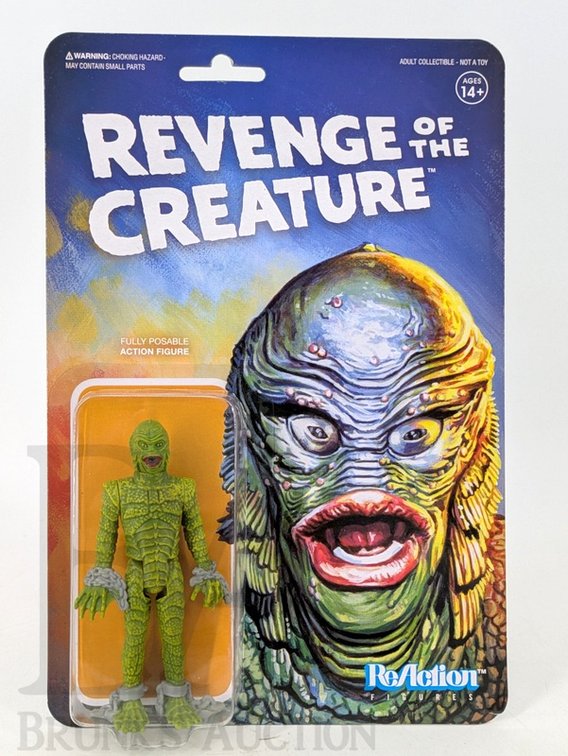 Super7 Universal Monsters Revenge of the Creature Reaction Action Figure, Fully Posable, 2019