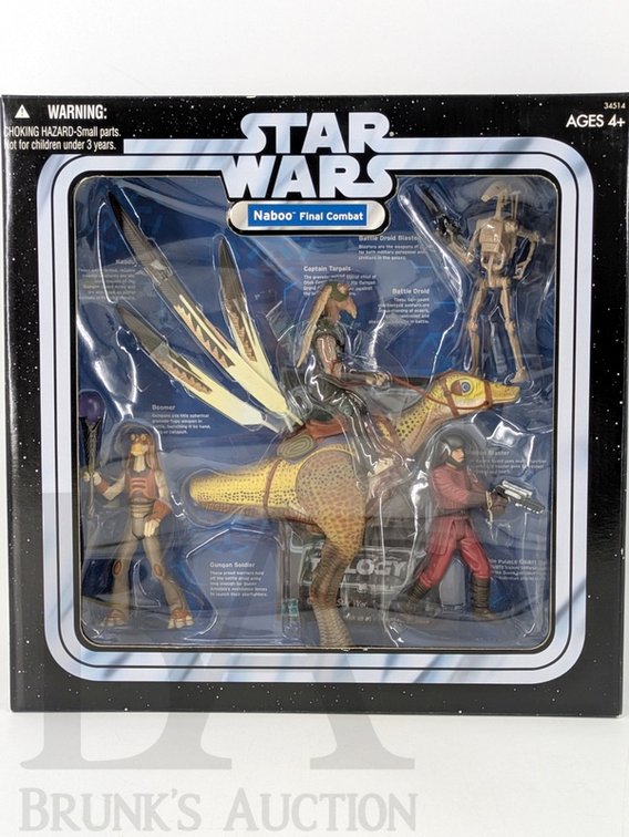 Star Wars Naboo Final Combat Figures Set Hasbro 2009 in Original Box