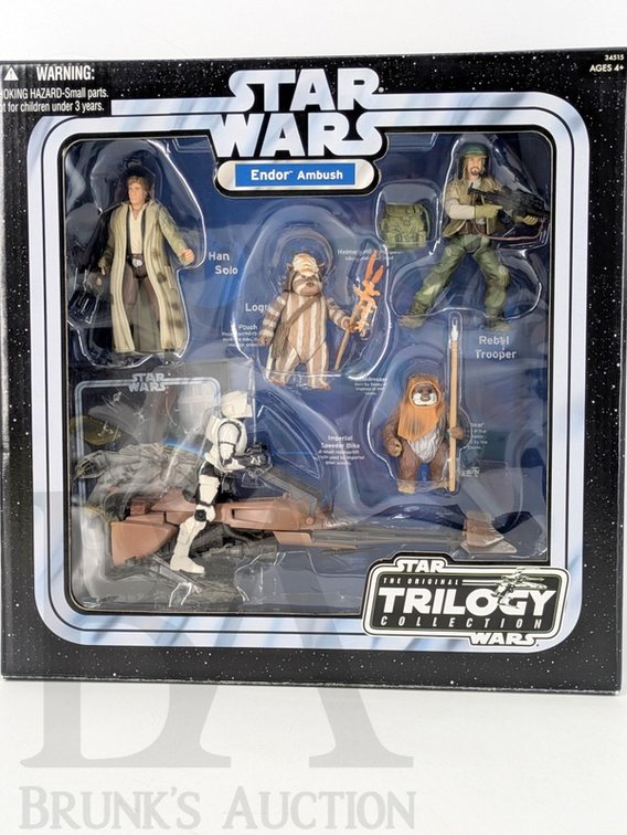 2004 Star Wars Original Trilogy Collection Endor Ambush Action Figure Set Hasbro