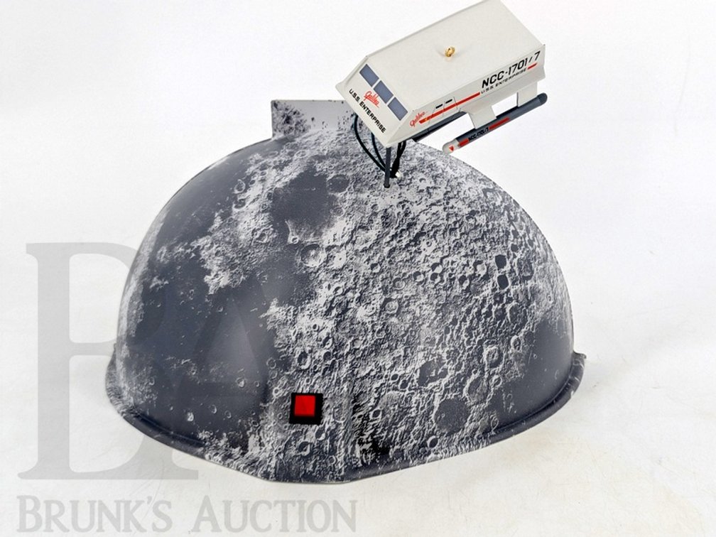1992 Hallmark Star Trek Galileo Ornament Custom Display with Lunar Surface Base