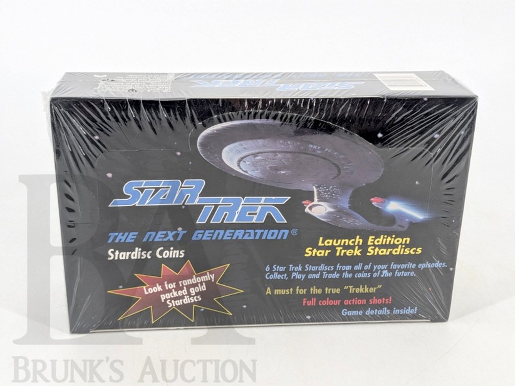 1994 Star Trek The Next Generation Launch Edition Stardiscs Factory Sealed Box
