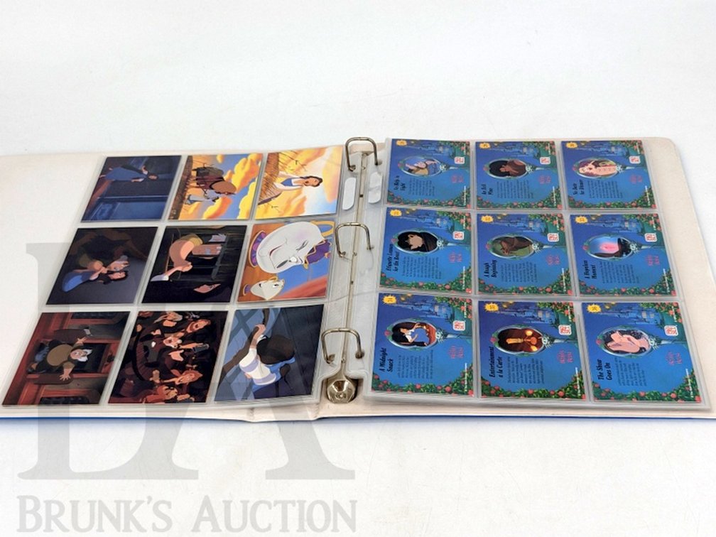1992 Disney Beauty and the Beast Pro Set Trading Card Collection in Binder