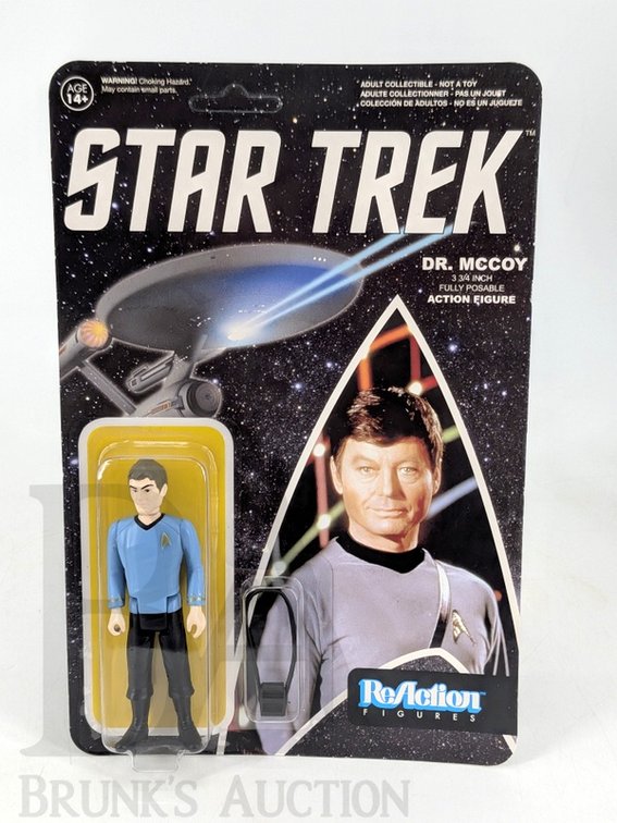 2015 Star Trek Dr. McCoy 3.75" Action Figure by ReAction in Original Packaging