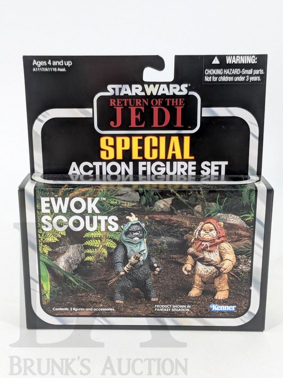2012 Star Wars Return of the Jedi Special Ewok Scouts Action Figure Set by Kenner