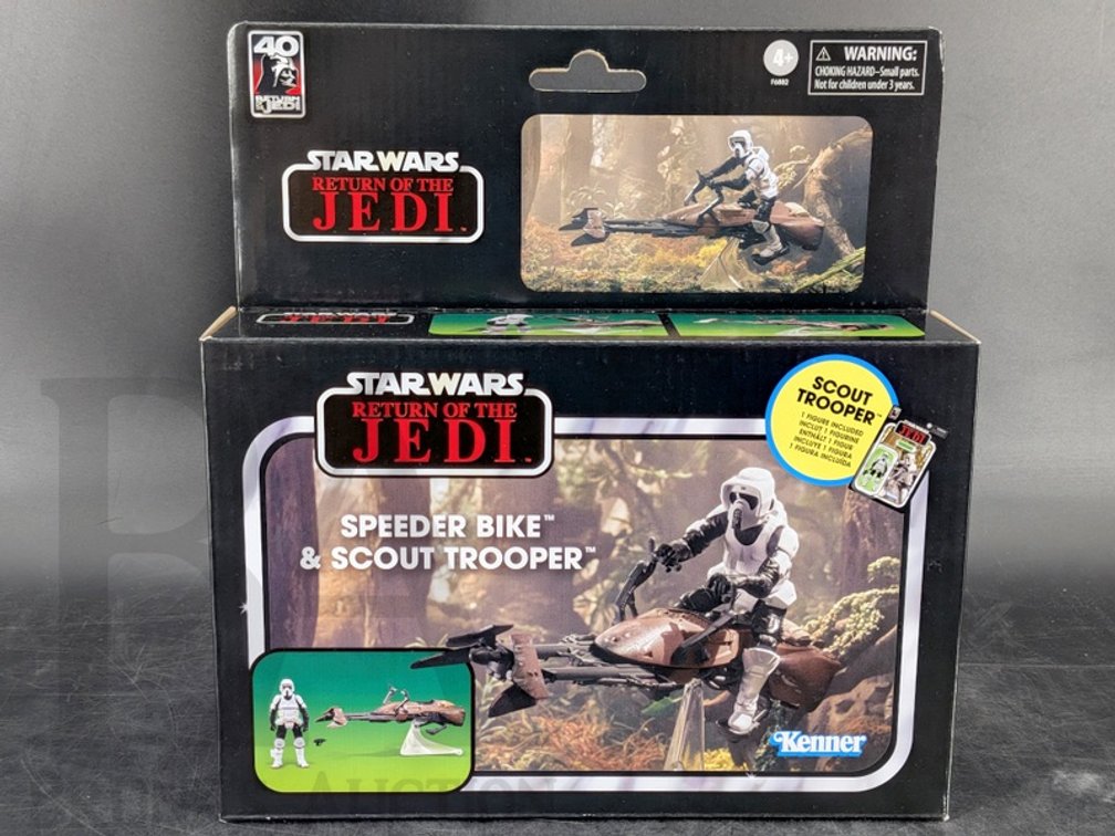 Star Wars Return of the Jedi Speeder Bike & Scout Trooper Vintage Collection Kenner