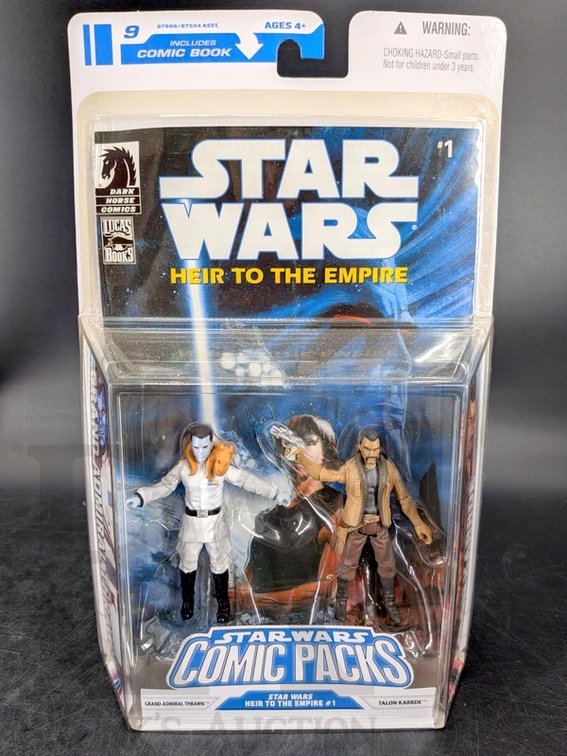 2008 Star Wars Comic Packs Heir to the Empire Thrawn Karrde Action Figures Set