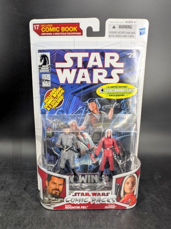 2010 Star Wars Legacy Collection Comic Pack Soontir Fel & Ysanne Isard Entertainment Earth