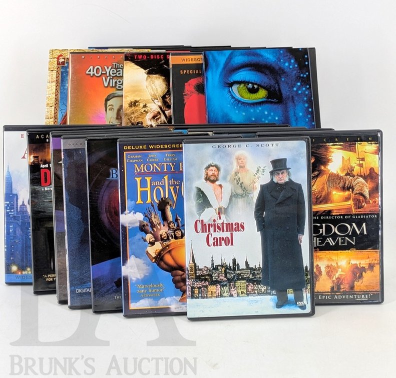 (27) Assorted DVD Movies Including Avatar, Christmas Carol, 300, Excalibur, King Kong
