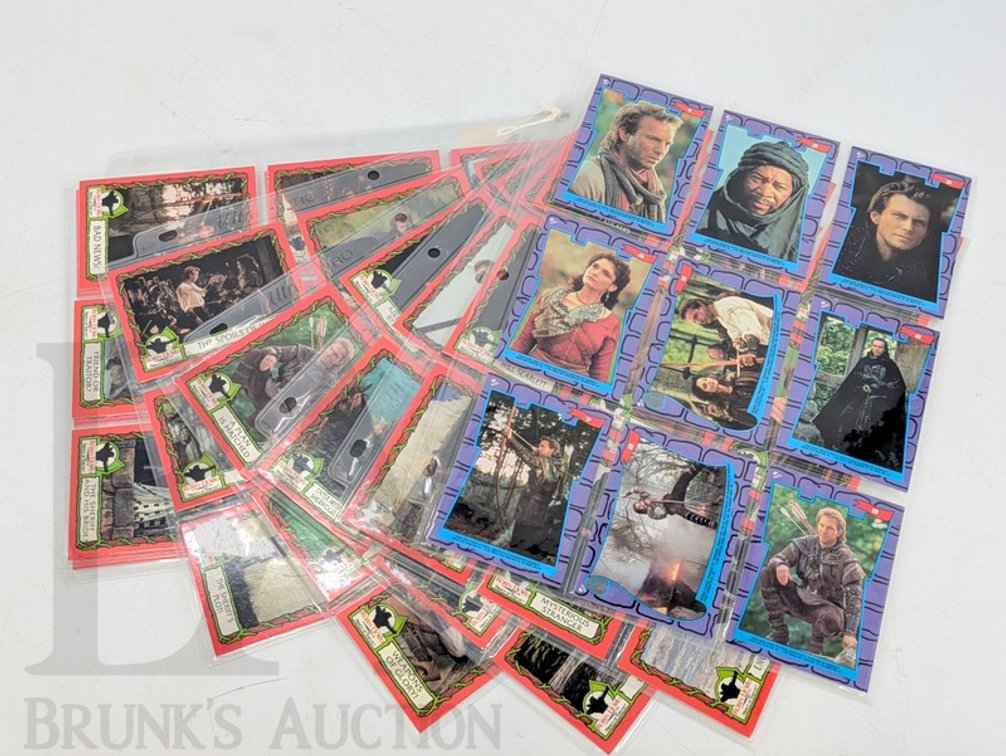 1991 Robin Hood: Prince of Thieves Trading Card Set by Topps with Stickers in Sleeves