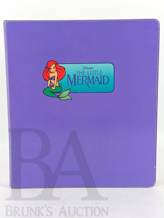 1989 Disney The Little Mermaid Card Collection in Binder Story Cards Stand-Ups Activity Cards