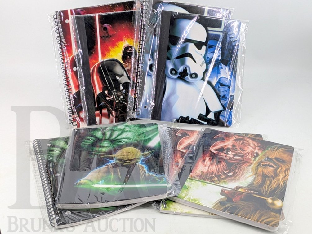 (8) Star Wars Spiral and Composition Notebooks Assorted Designs by Innovative Designs